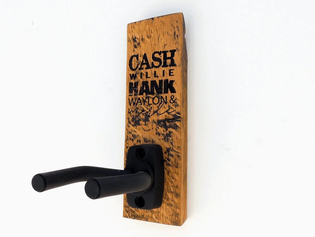 Vertical Barrel Stave Guitar Hanger - 8" Tall