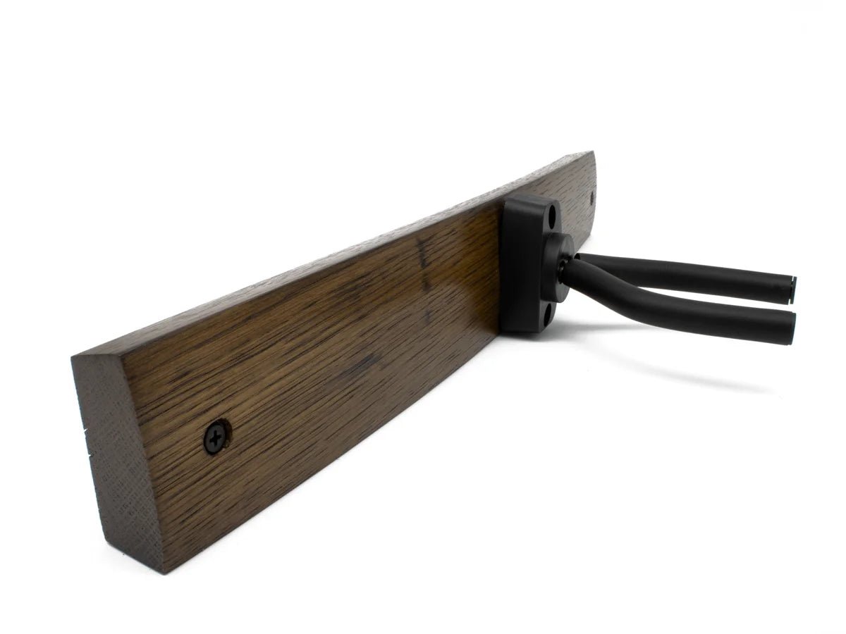 18" Whiskey Barrel Stave Single Guitar Hanger - 1 Instruments