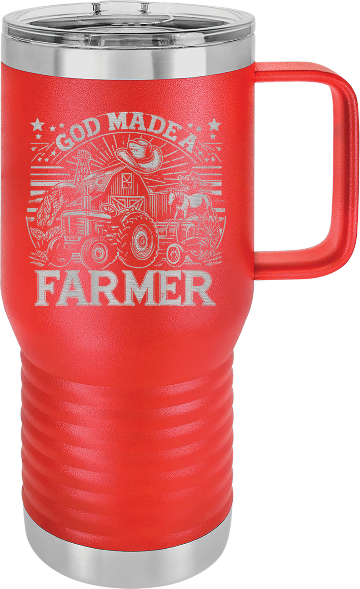 God Made A Farmer - Tumbler