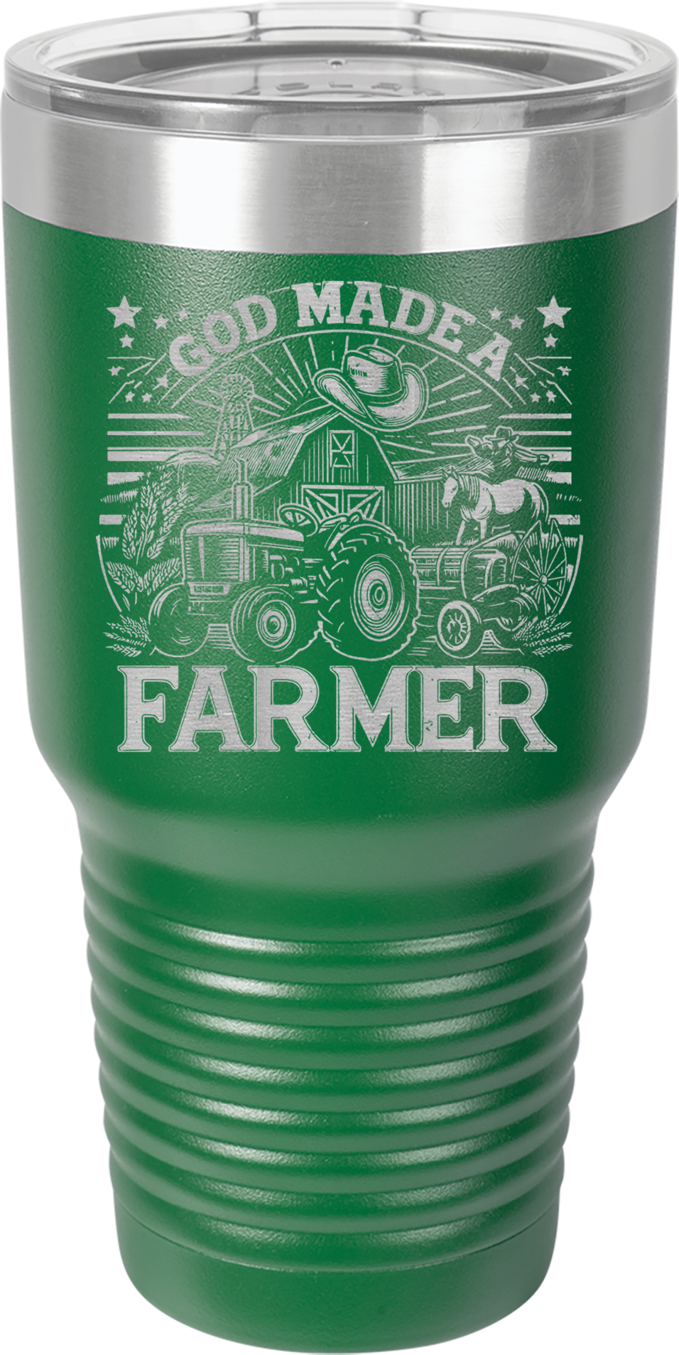 God Made A Farmer - Tumbler