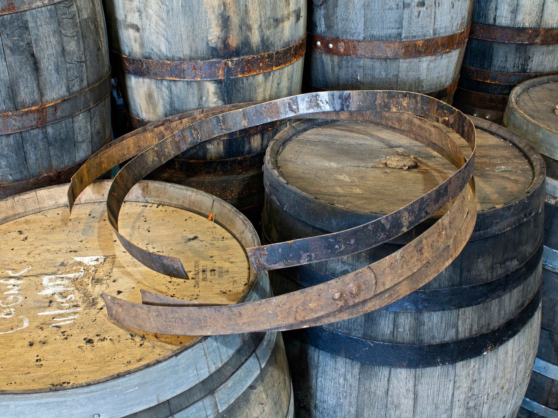 Whiskey Barrel Hoops - Bourbon Barrel Rings