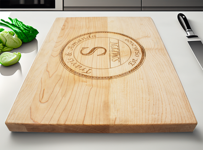 Personalized Wedding Cutting Board - 9"x12"