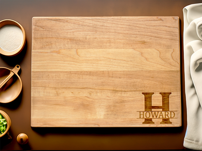 Personalized Last Name Cutting Board - 9"x12"