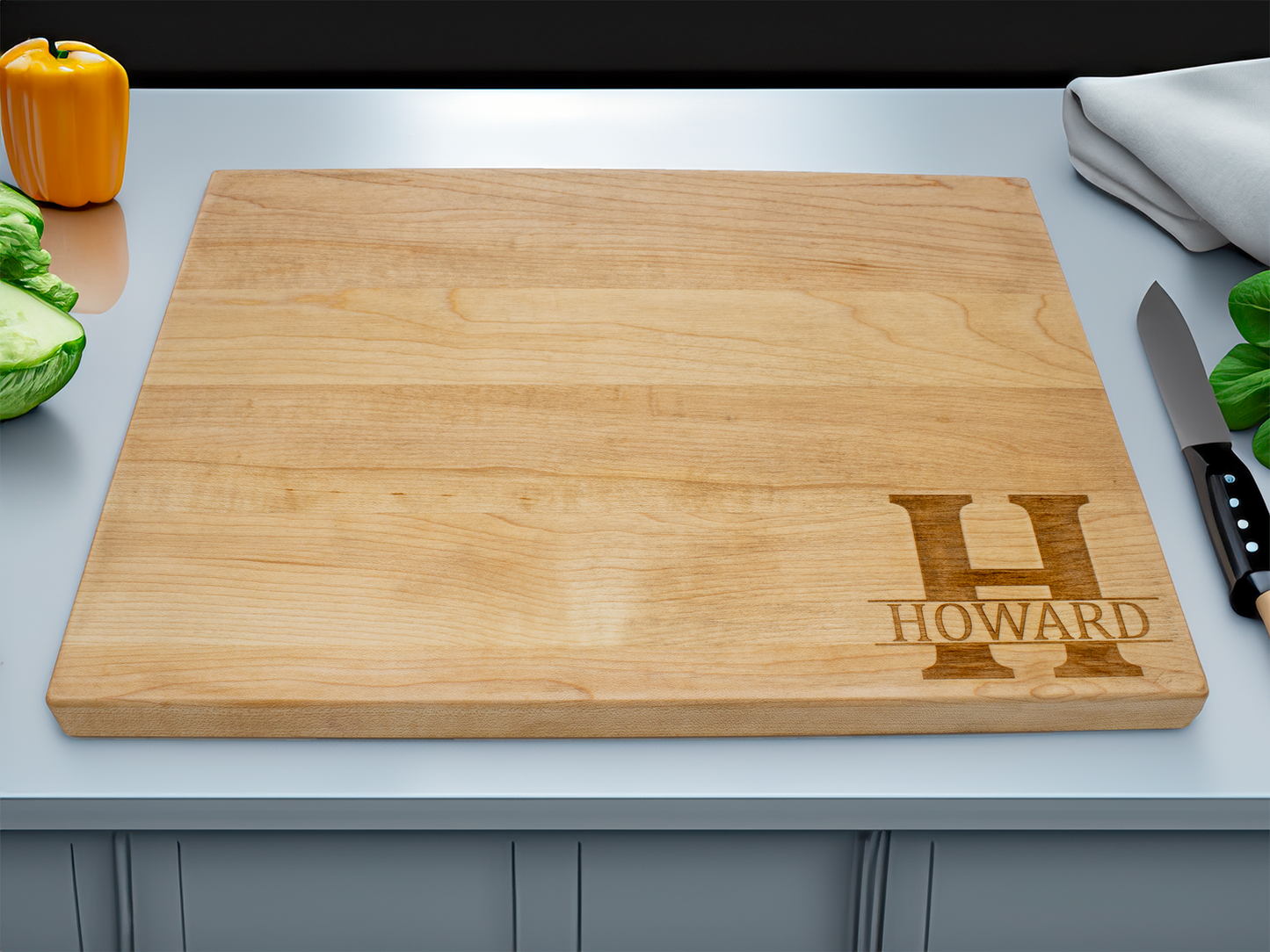 Personalized Last Name Cutting Board - 9"x12"