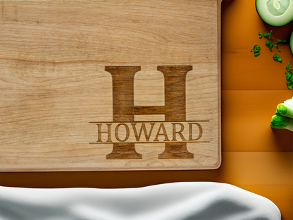 Personalized Last Name Cutting Board - 9"x12"