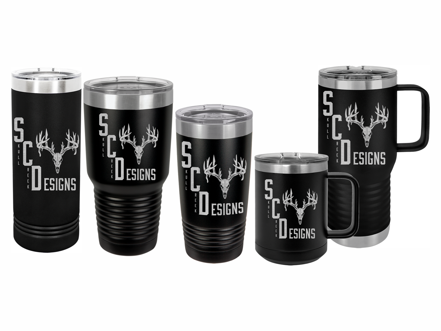 Skull Creek Design Logo Tumblers