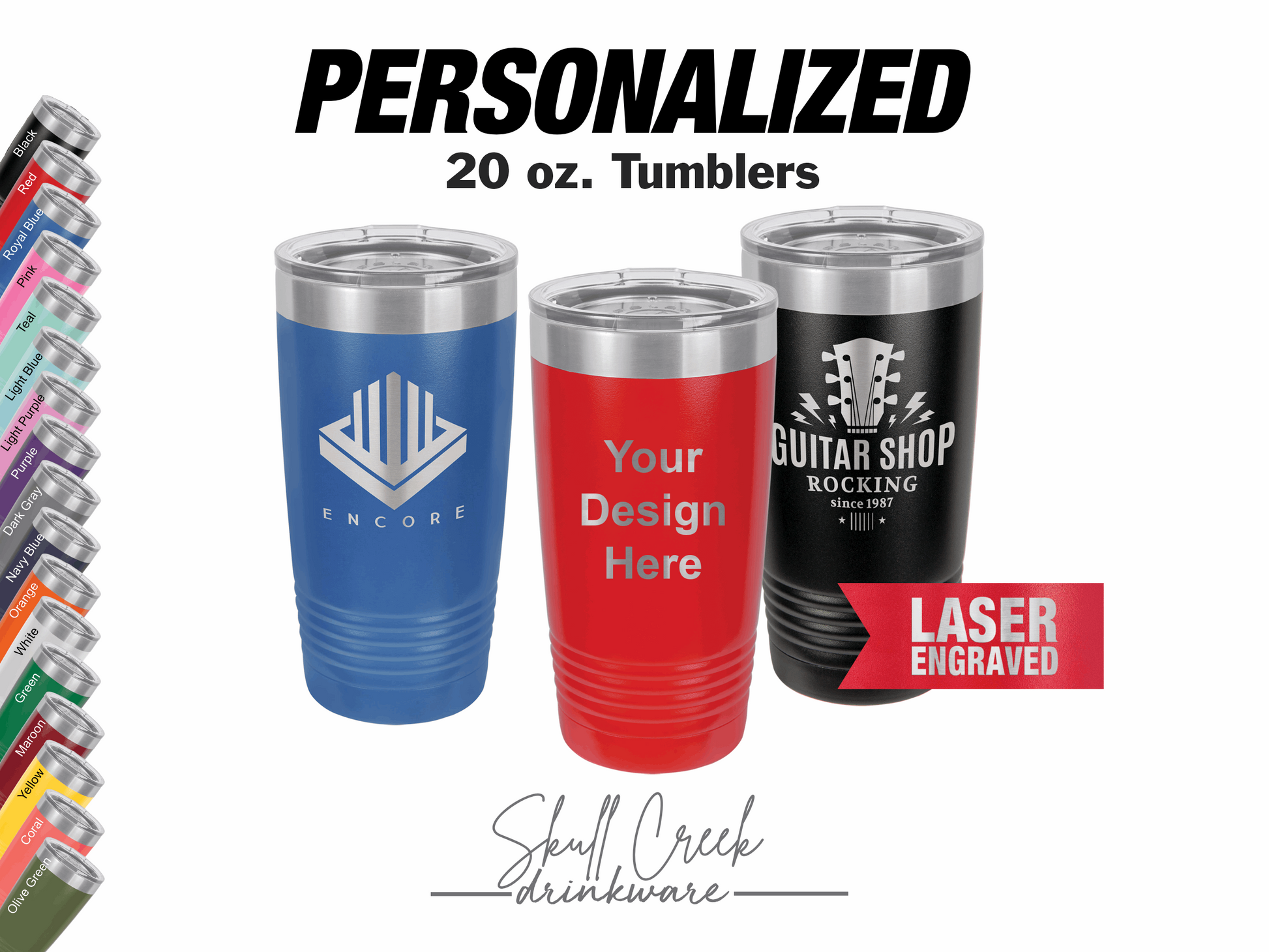 20 oz Tumbler - Custom Engraving